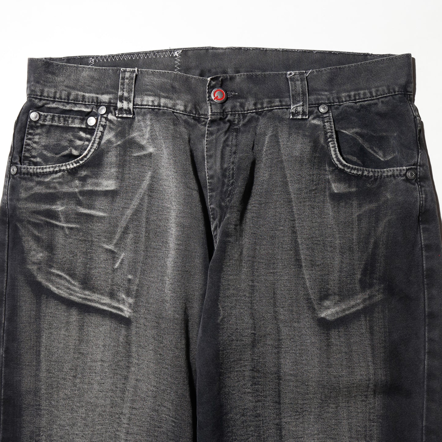 vintage aging flare jeans