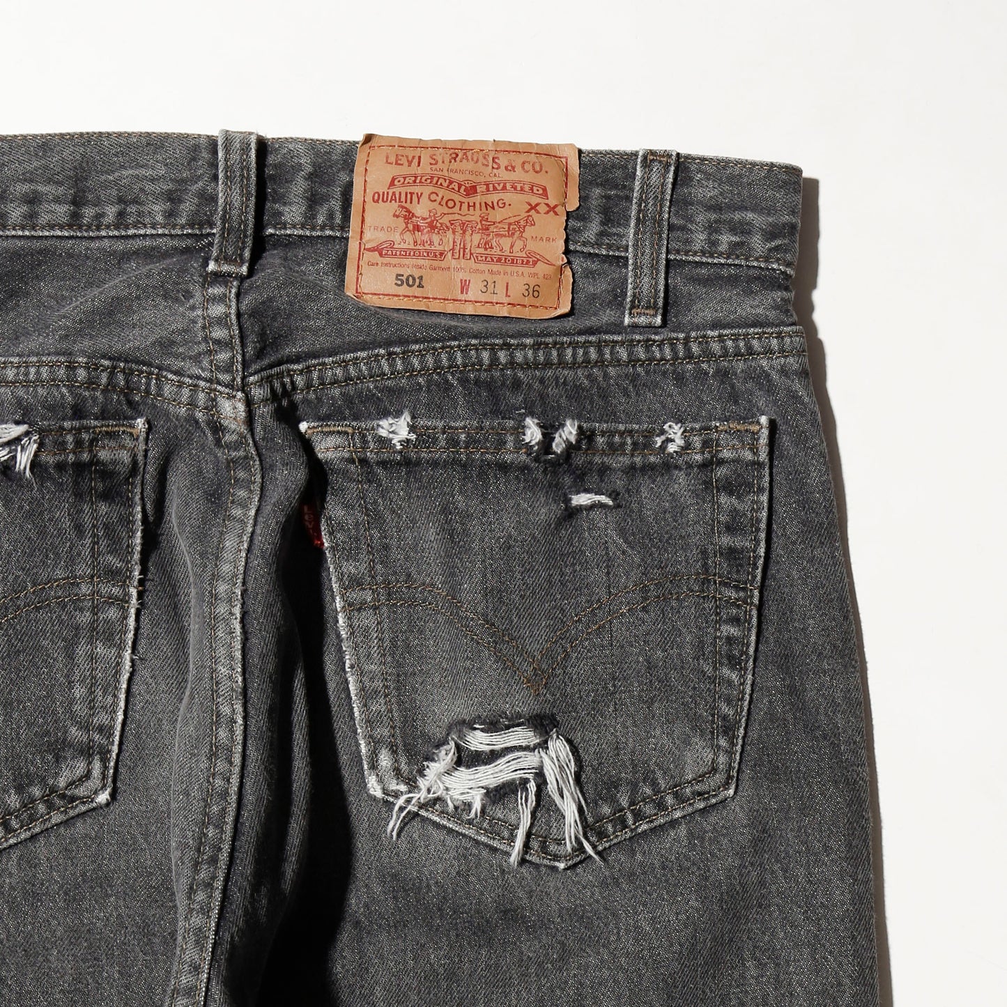 *one-off 90's levi's 501 crush jeans