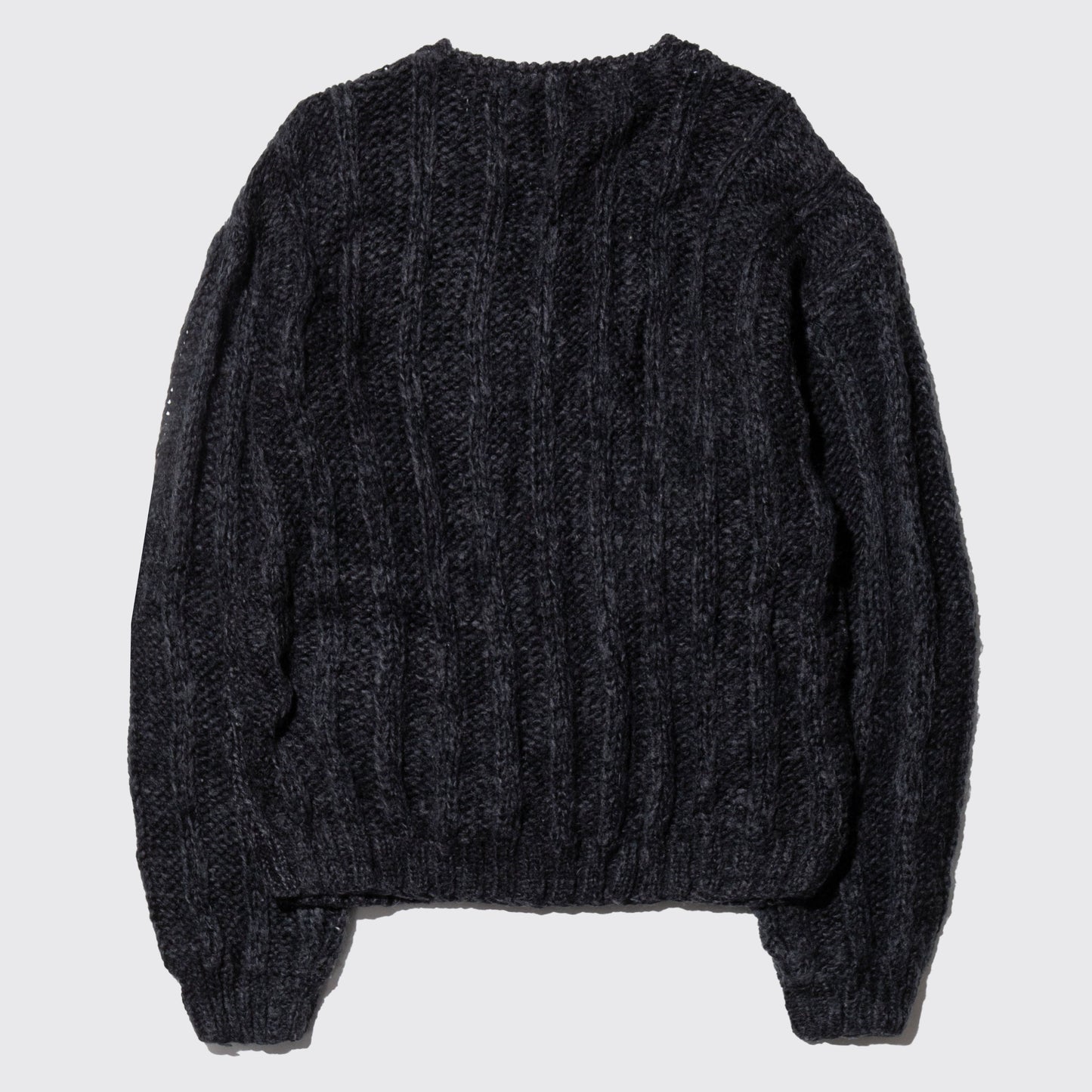 vintage cable v sweater