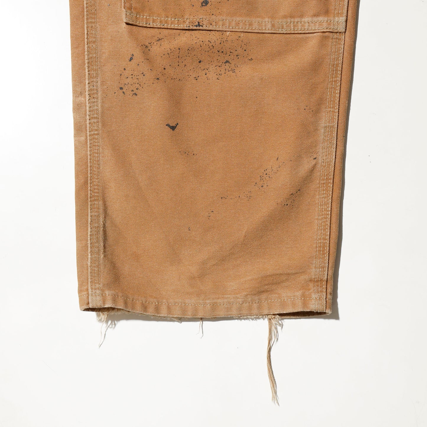 *one-off repaired double knee trousers, *hand crane stitched