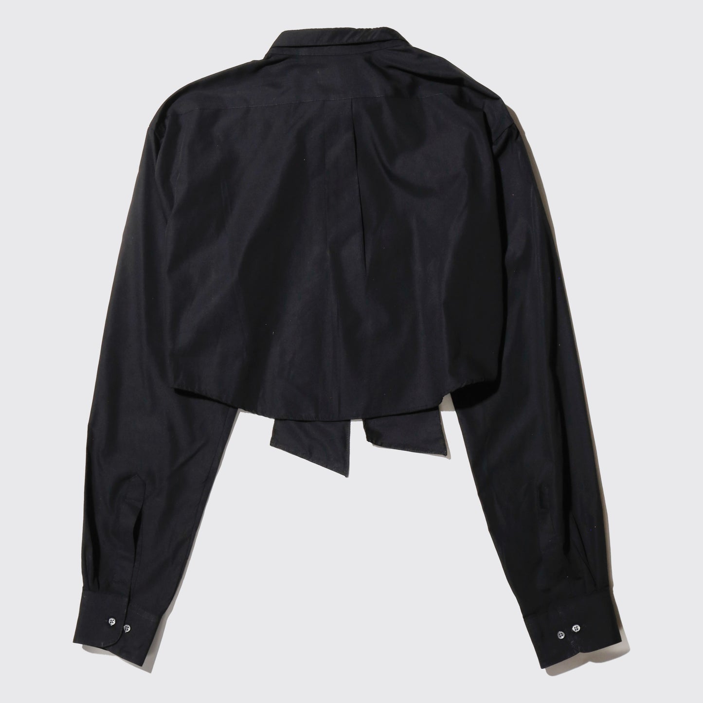 remake cropped bowtie shirt