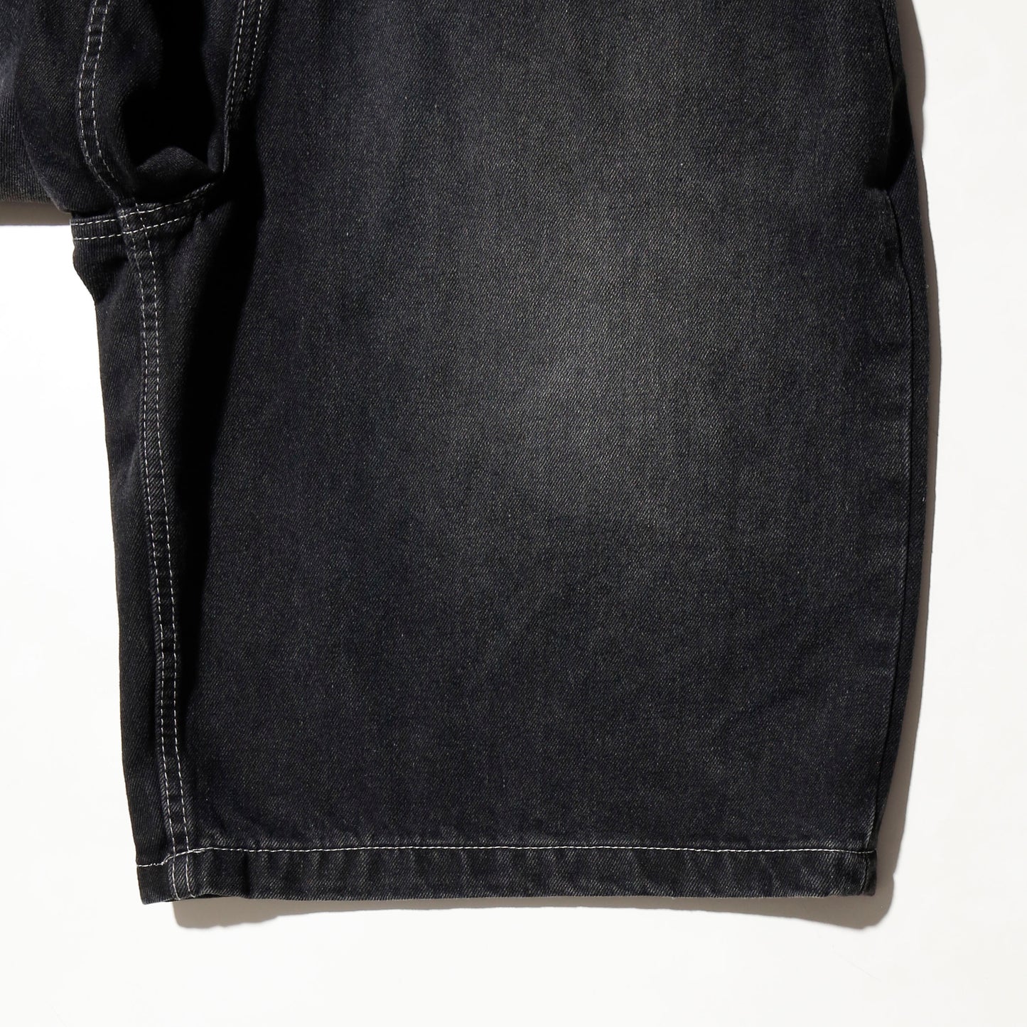vintage faded denim bermuda shorts