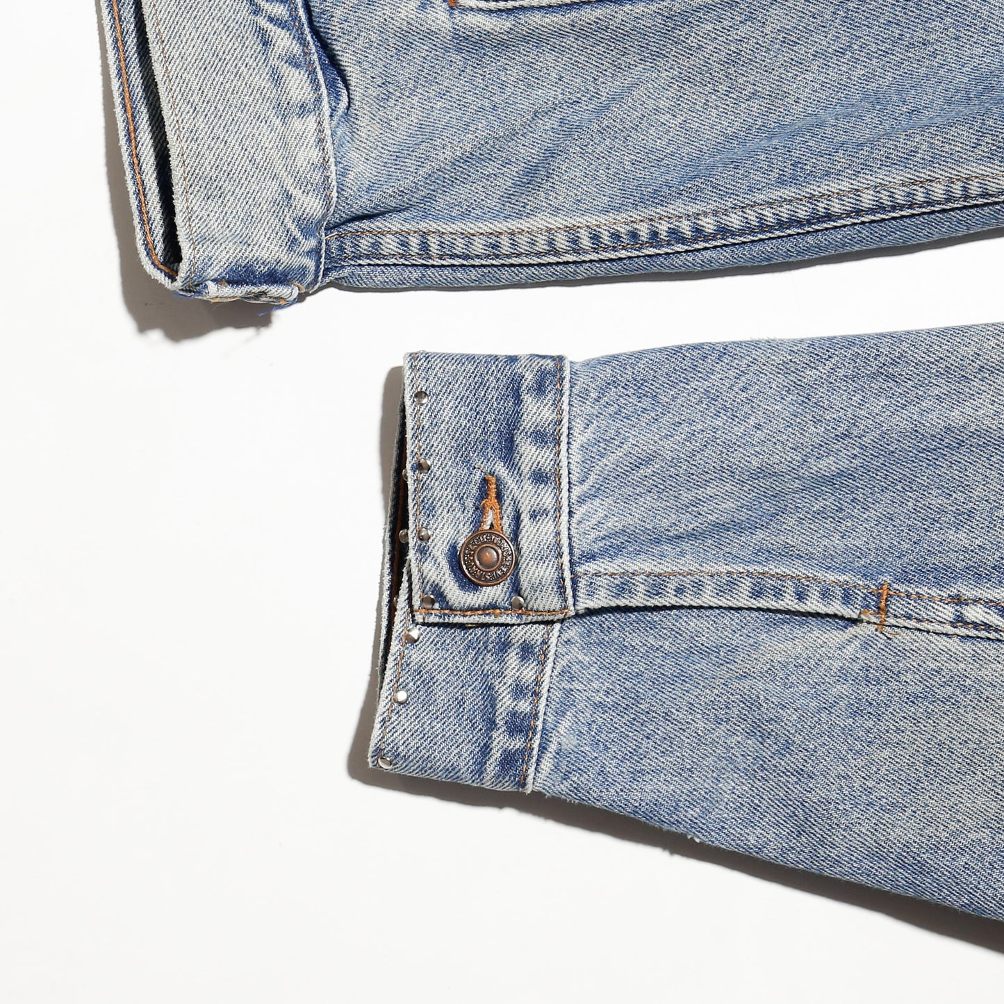 *one-off 90's levi's bitch crown custom trucker jacket