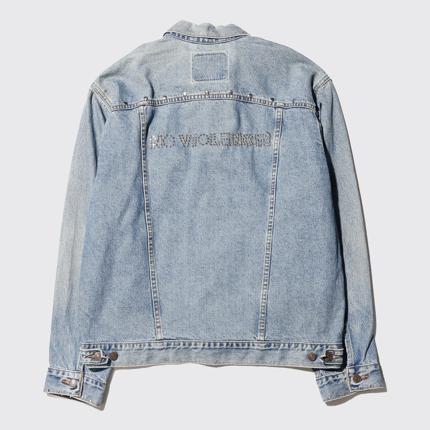 *one-off 90's levi's bitch crown custom trucker jacket
