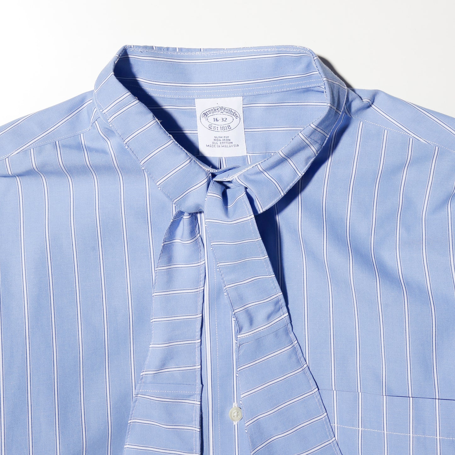 remake cropped bowtie shirt