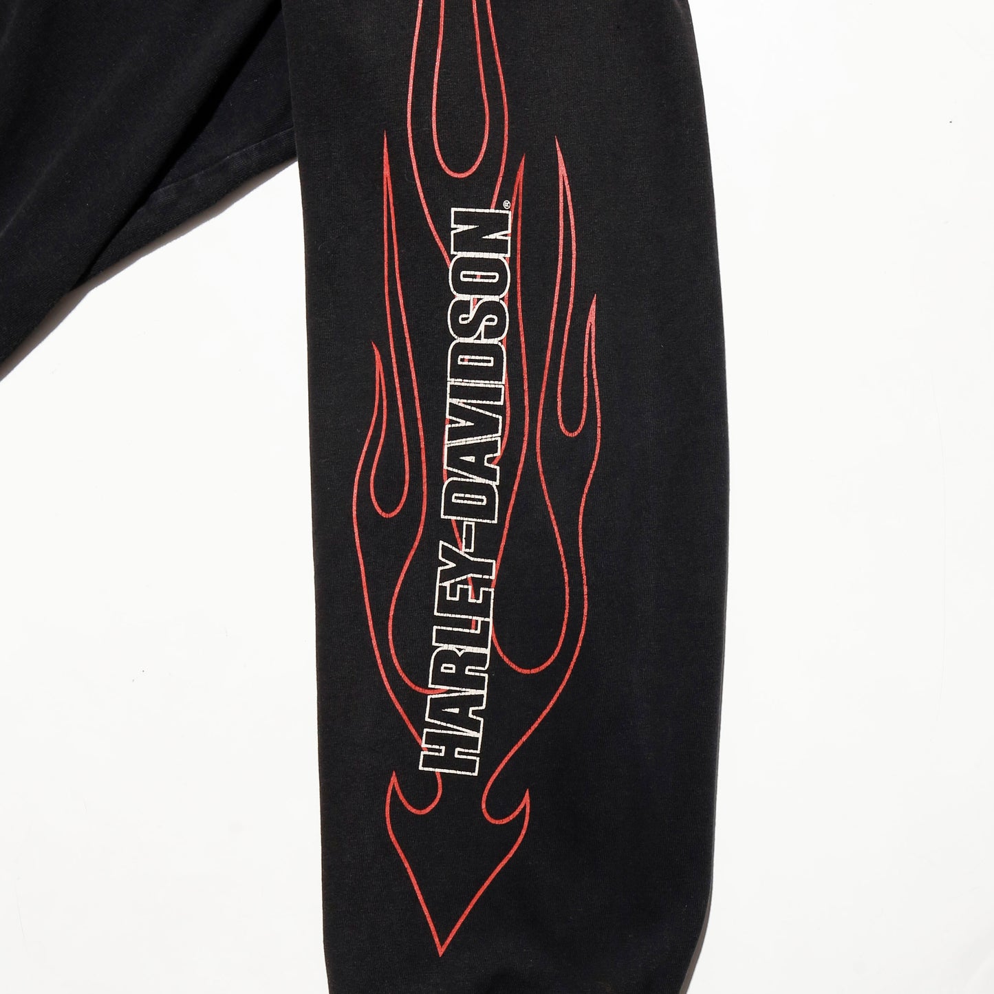 *one-off harley-davidson flame  pattern broken l/s