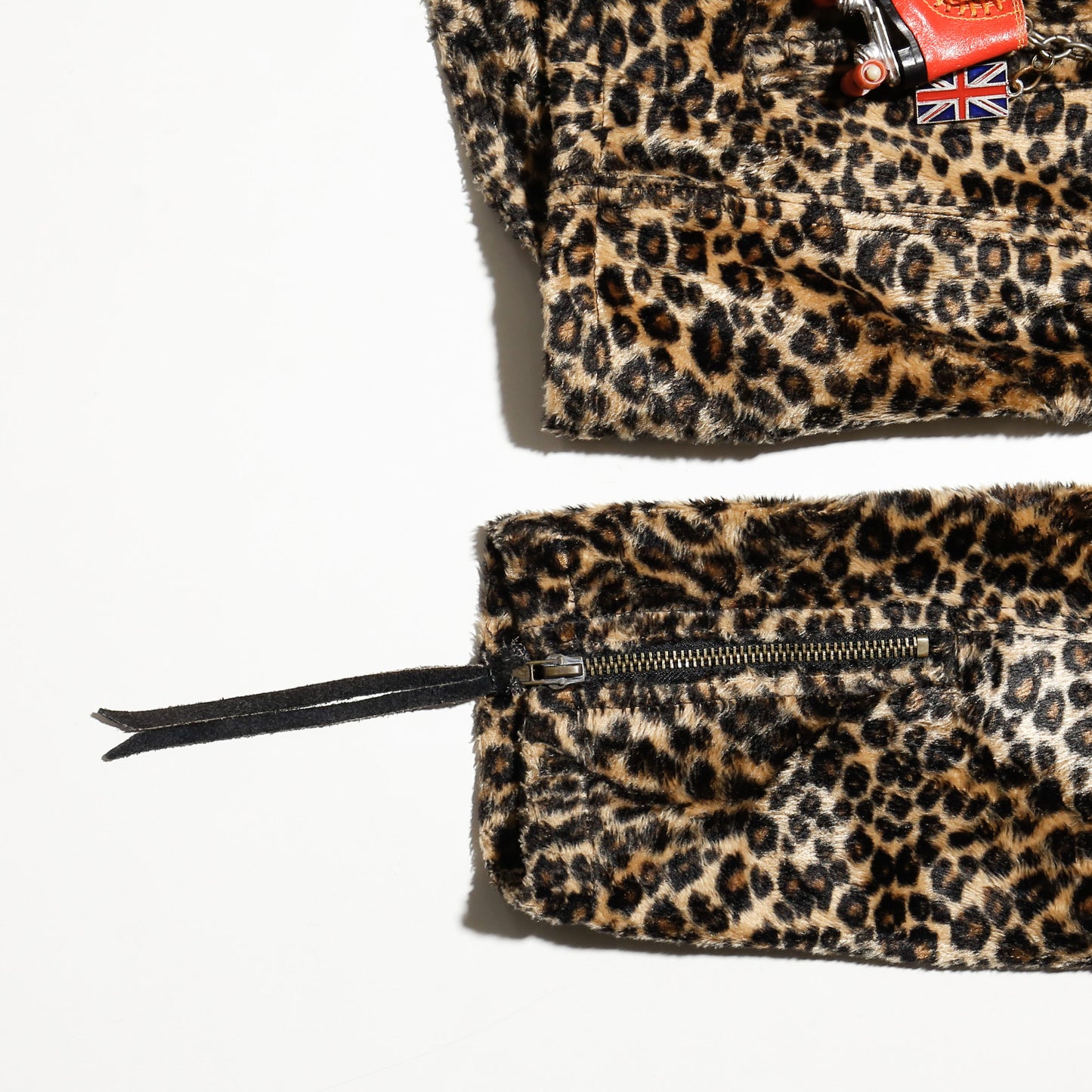 *one-off custom leopard velour riders jacket