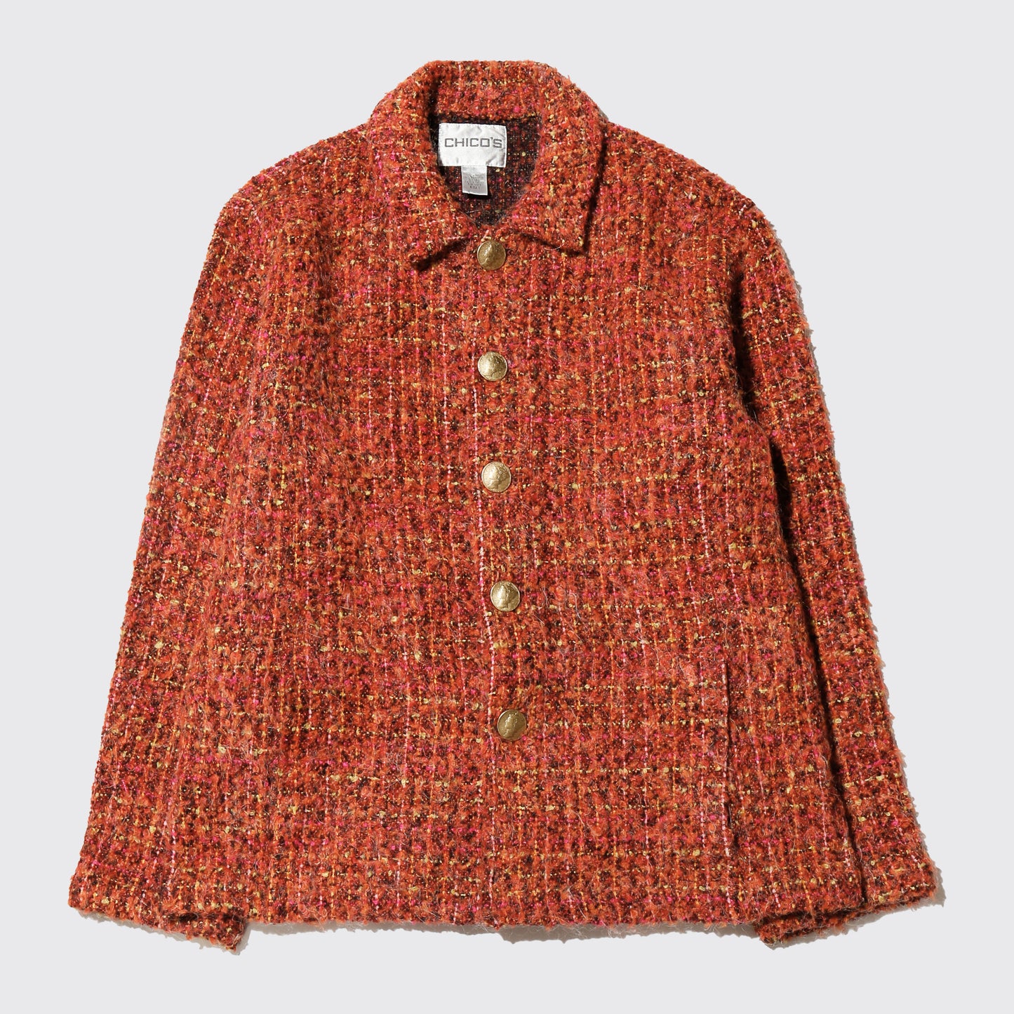 vintage chico's tweed jacket