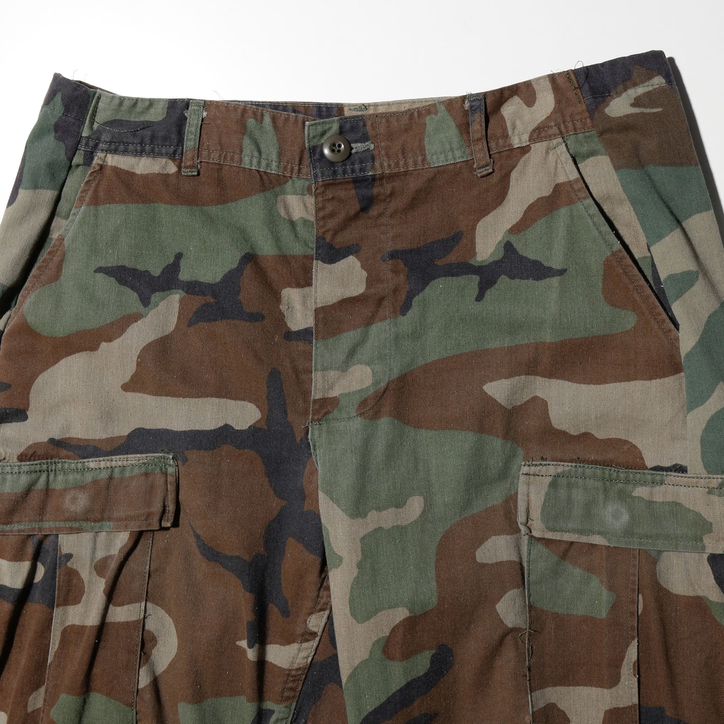 *one-off upside down wide cargo trousers