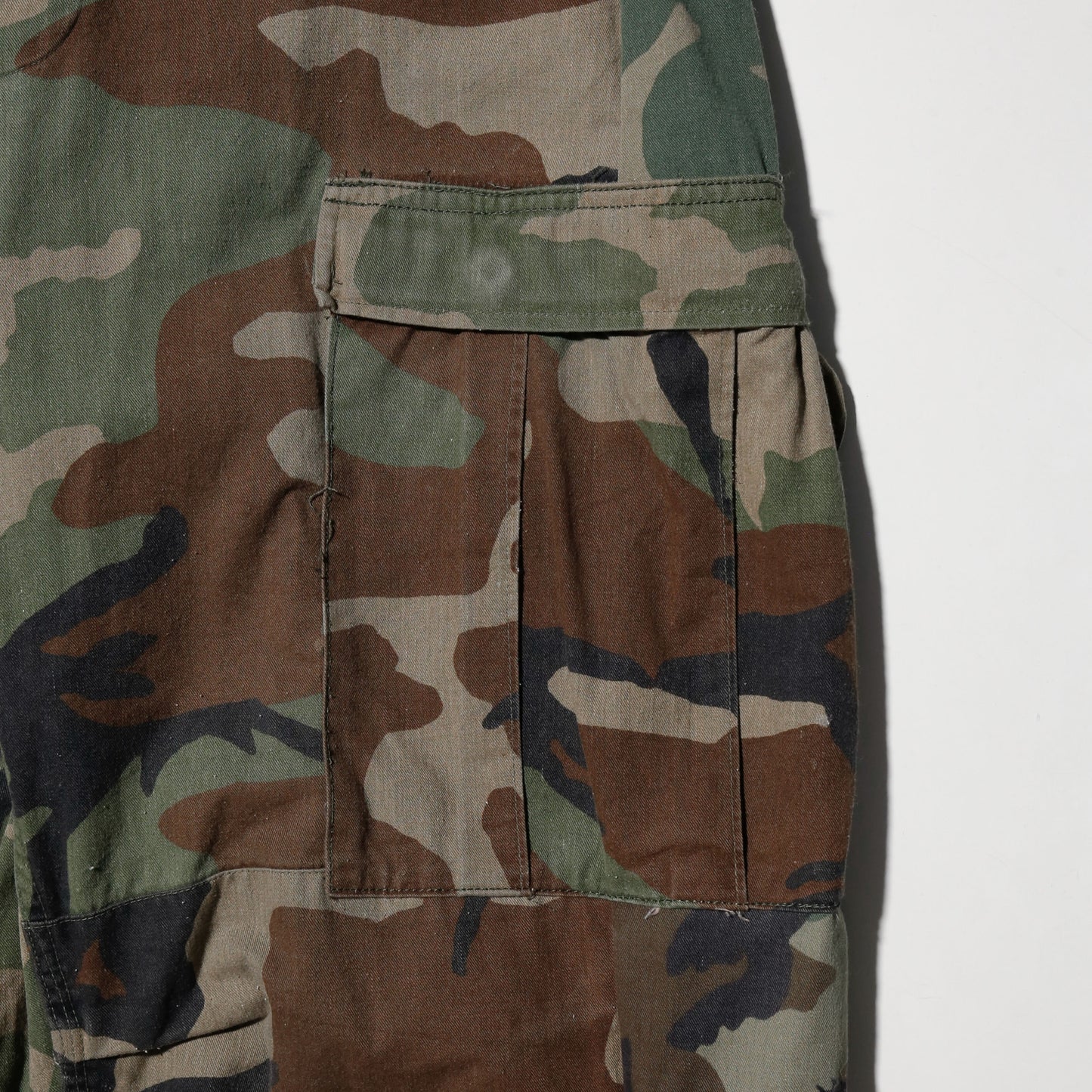 *one-off upside down wide cargo trousers