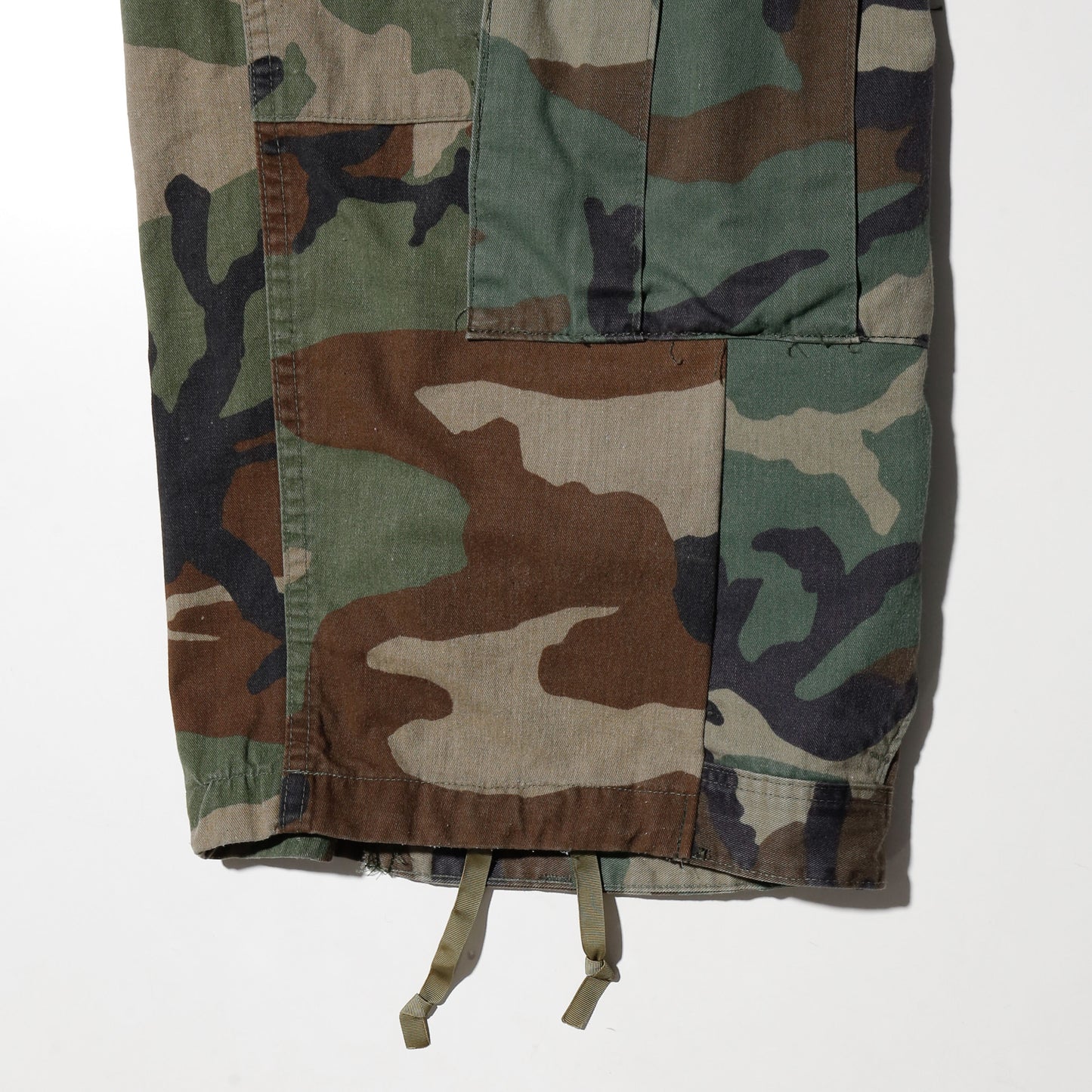 *one-off upside down wide cargo trousers