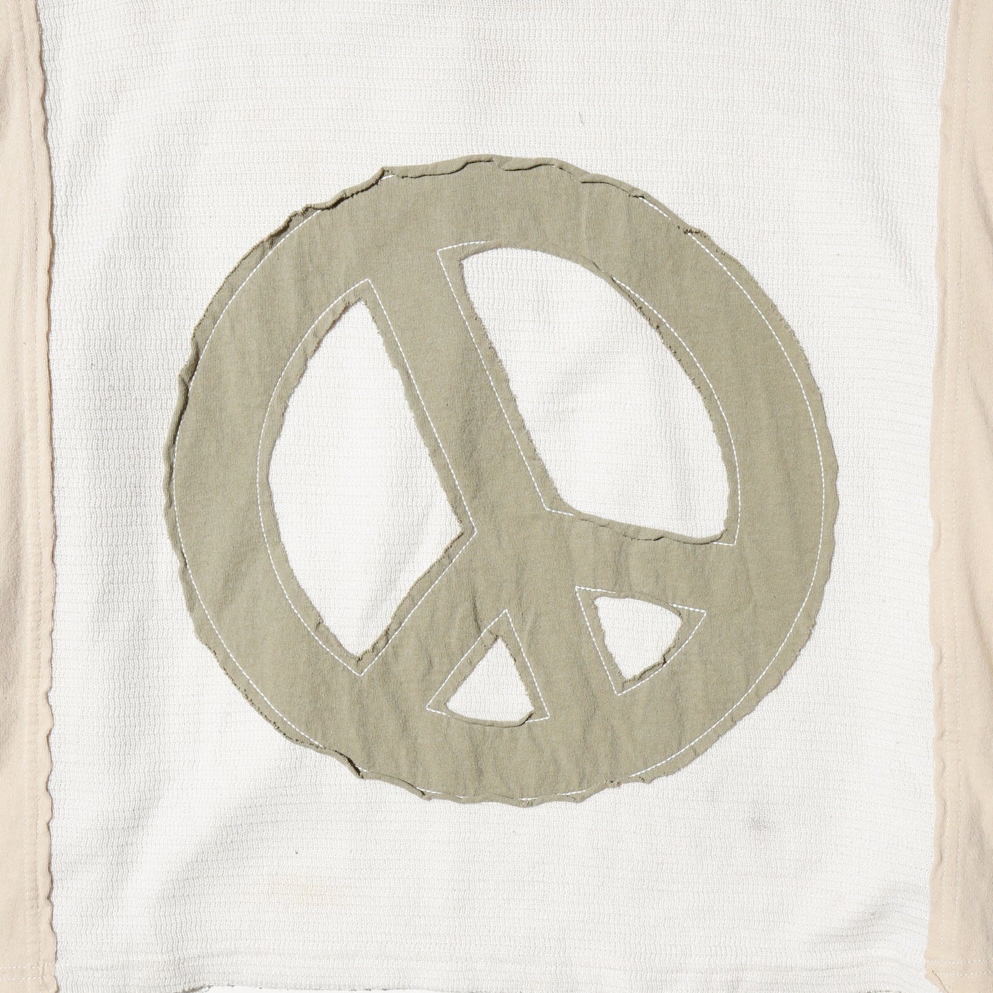 vintage cropped peace l/s cut sew