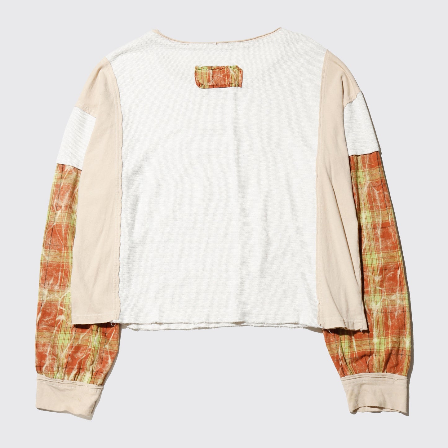 vintage cropped peace l/s cut sew