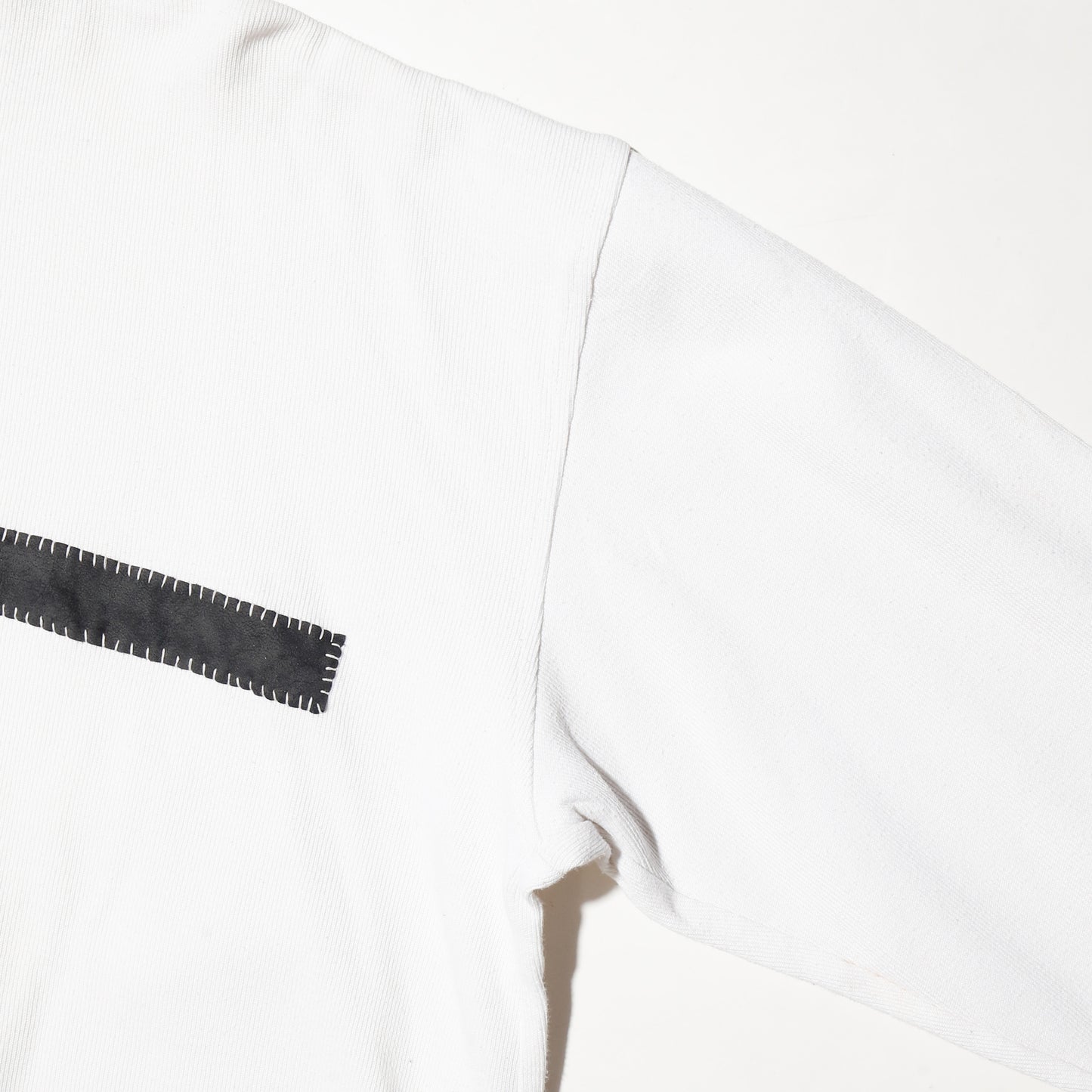 vintage patched henry neck  pullover