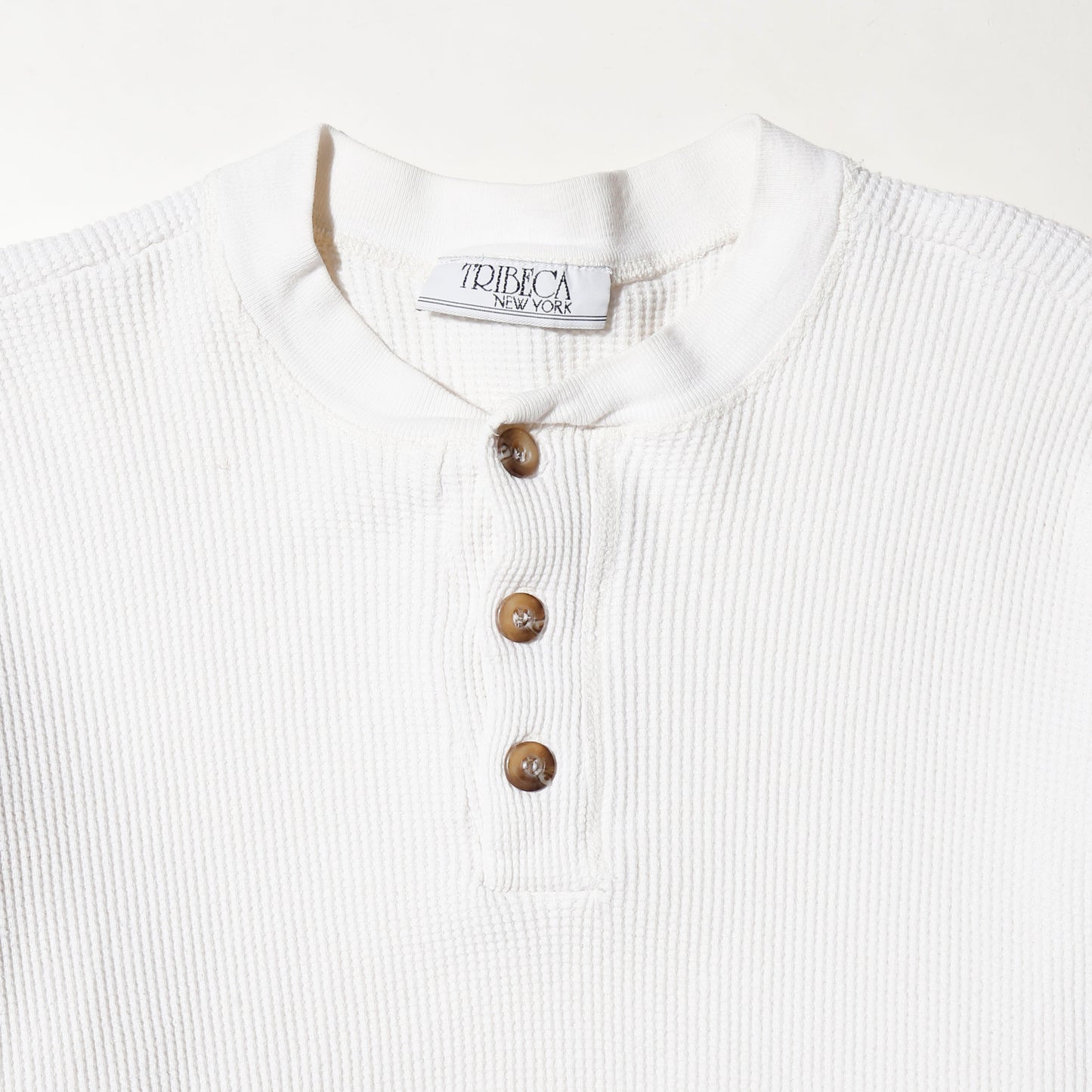 *one-off broken henry neck thermal cut sew