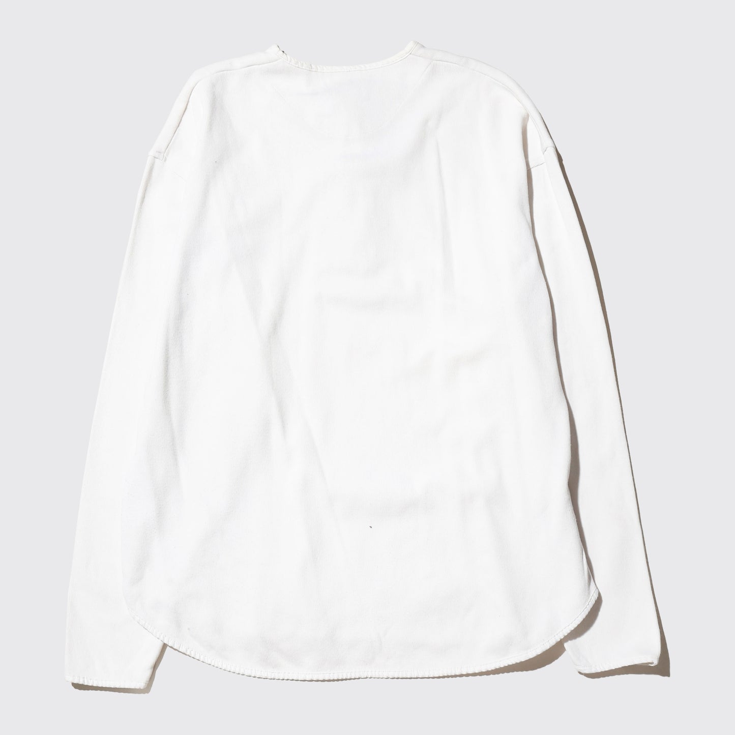 vintage patched henry neck  pullover