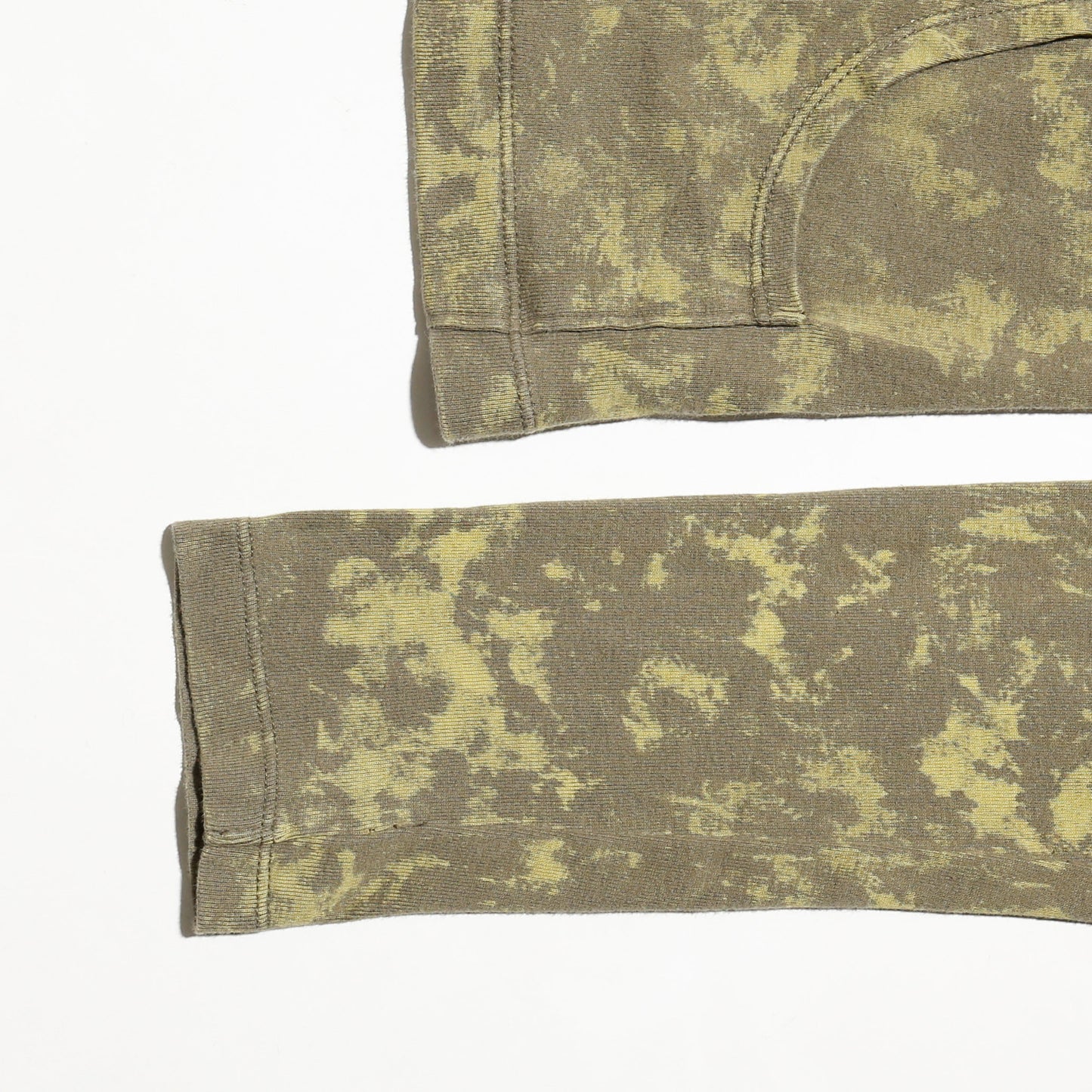 vintage acid camo hoodie, with copper badge