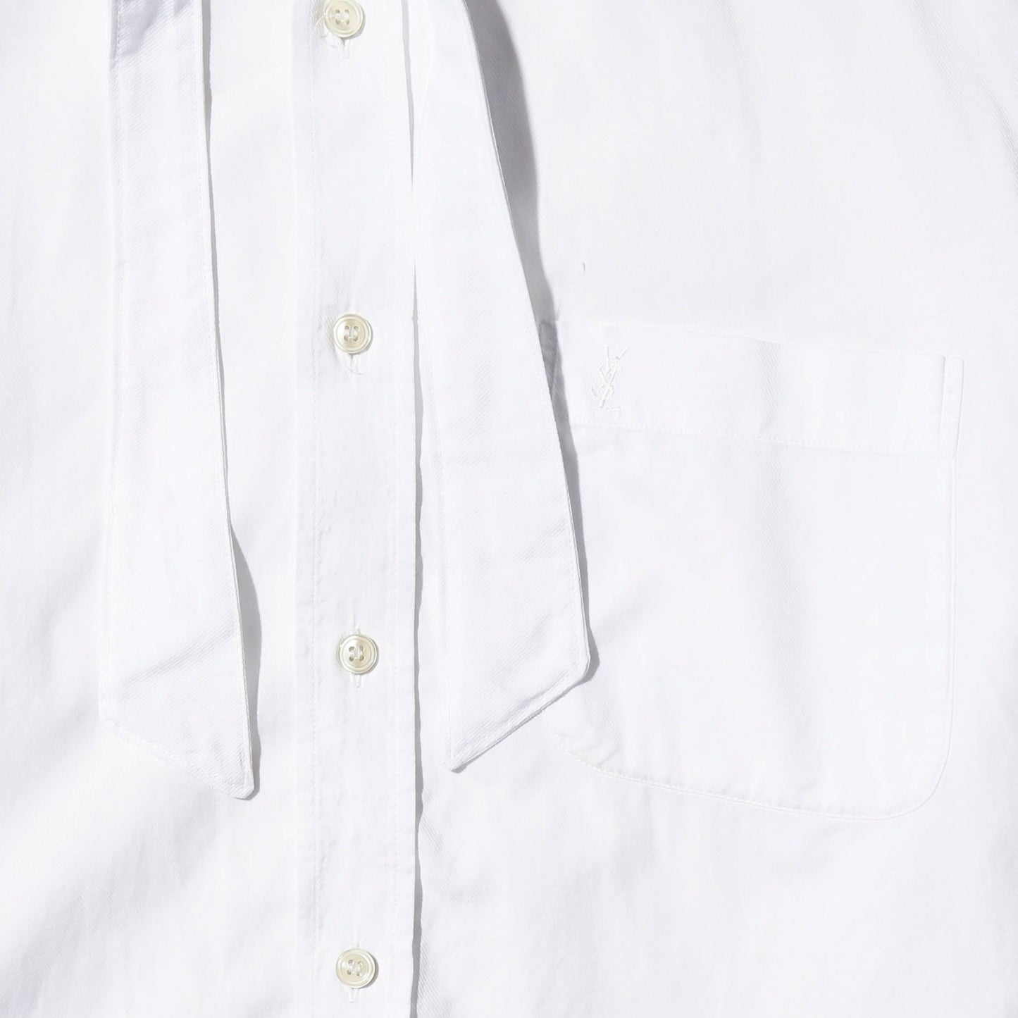 *one-off 80's Yves Saint Laurent bowtie shirt