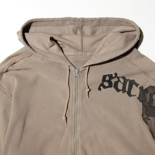vintage calvin klein jeans skull hoodie