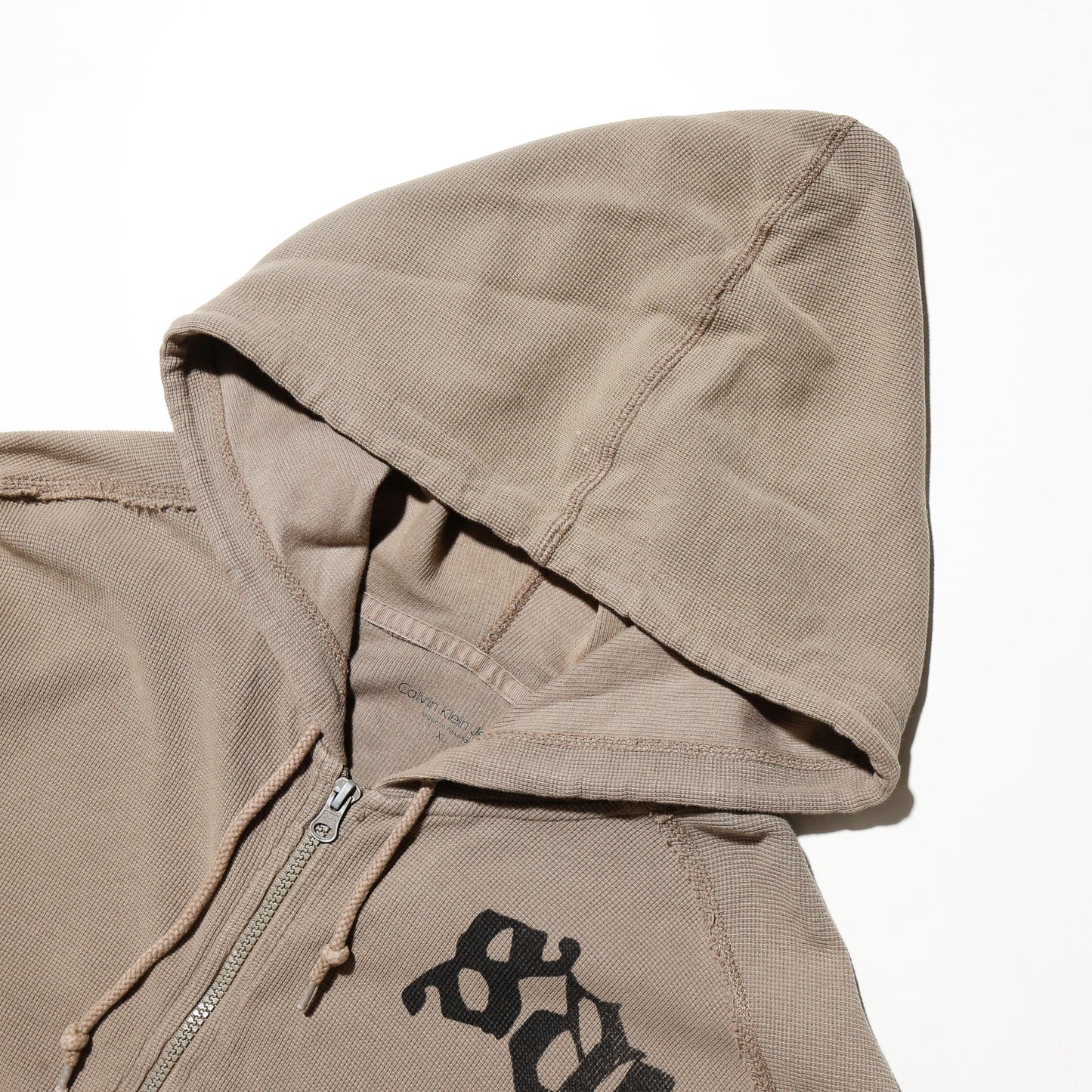 vintage calvin klein jeans skull hoodie