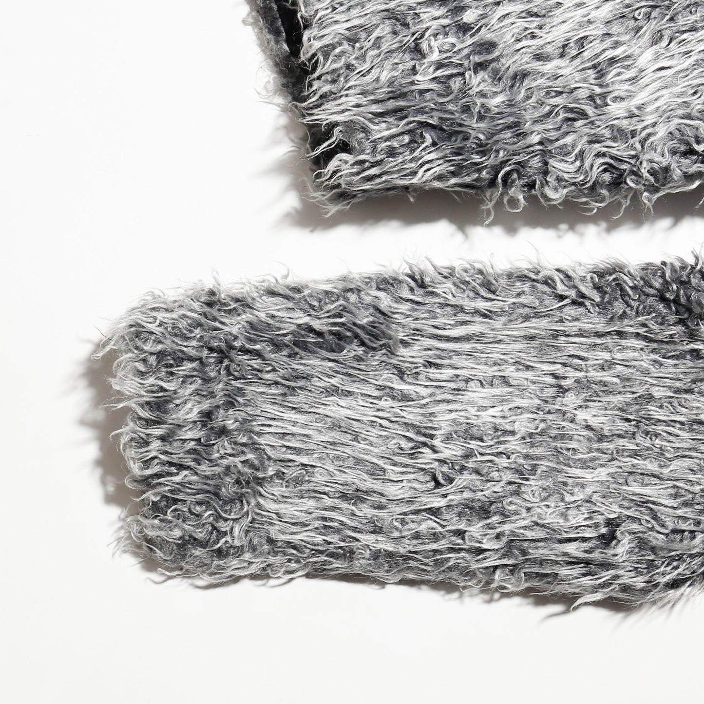 vintage euro cropped faux fur hoodie