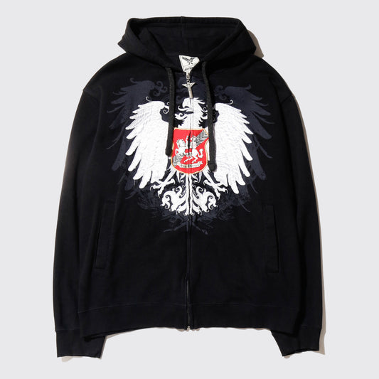 vintage 00's avirex sky kings eagle zip hoodie