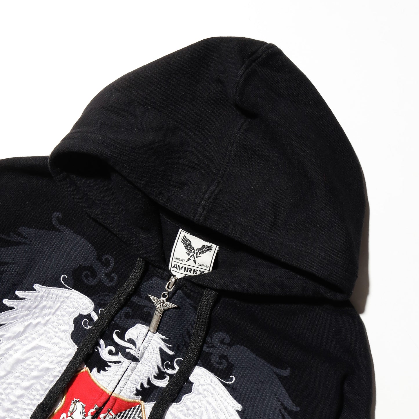 vintage 00's avirex sky kings eagle zip hoodie