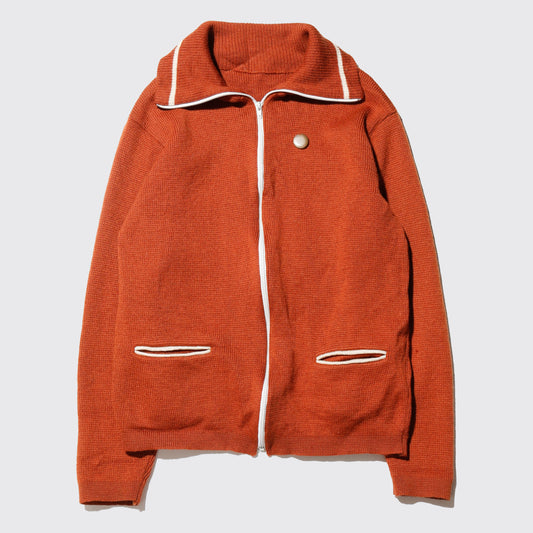 vintage 70-80's knit track jacket with kapper badge