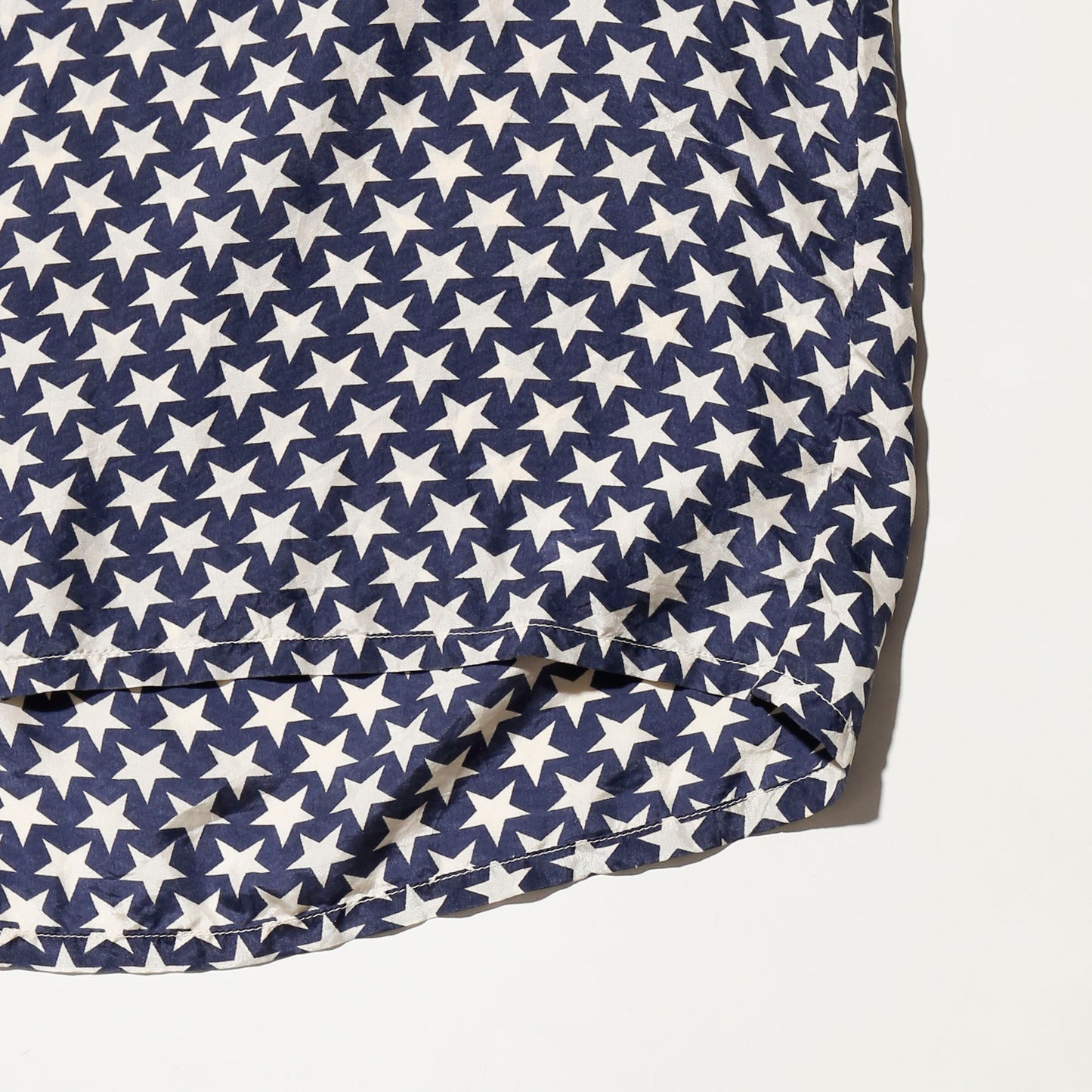 *one-off custom star and stripe silk shirt
