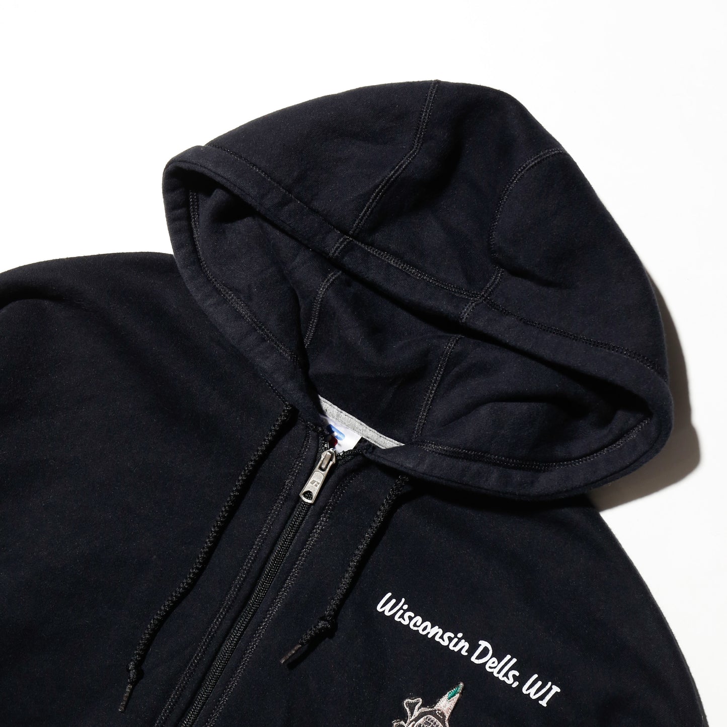 vintage russel athletic shinny angel wings hoodie