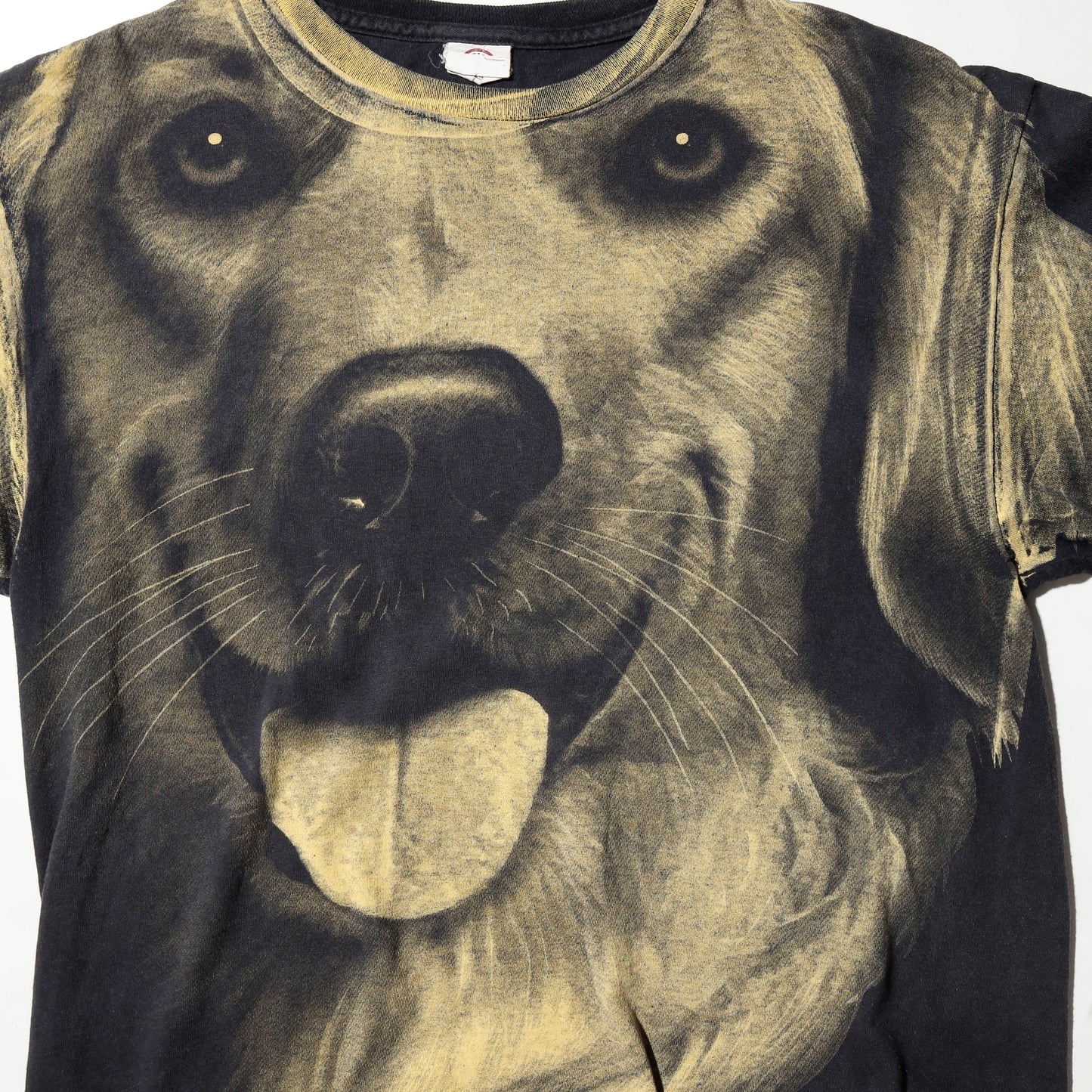 vintage golden retriever all over print t-shirt