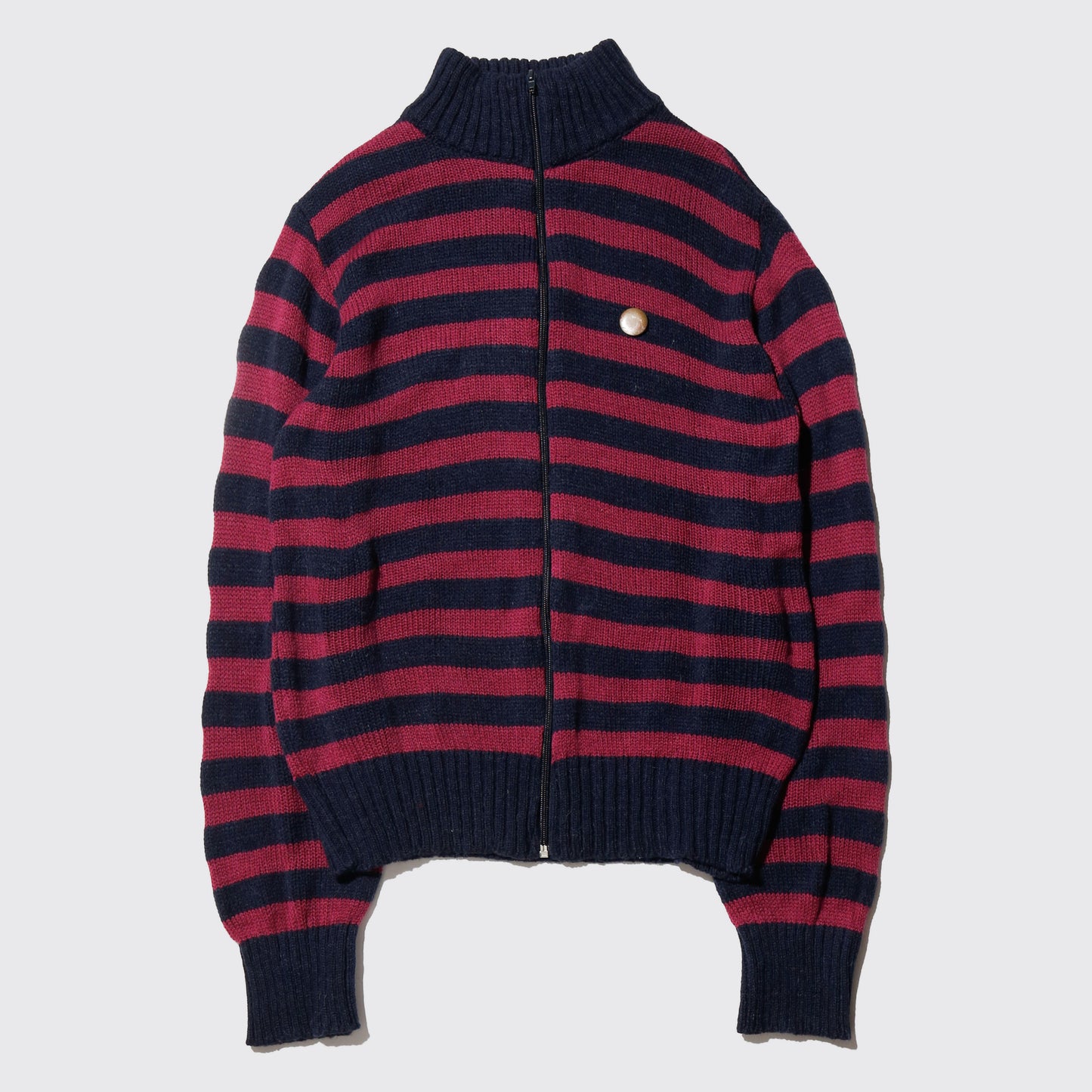 vintage euro border knit jacket with kapper badge