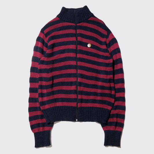 vintage euro border knit jacket with kapper badge