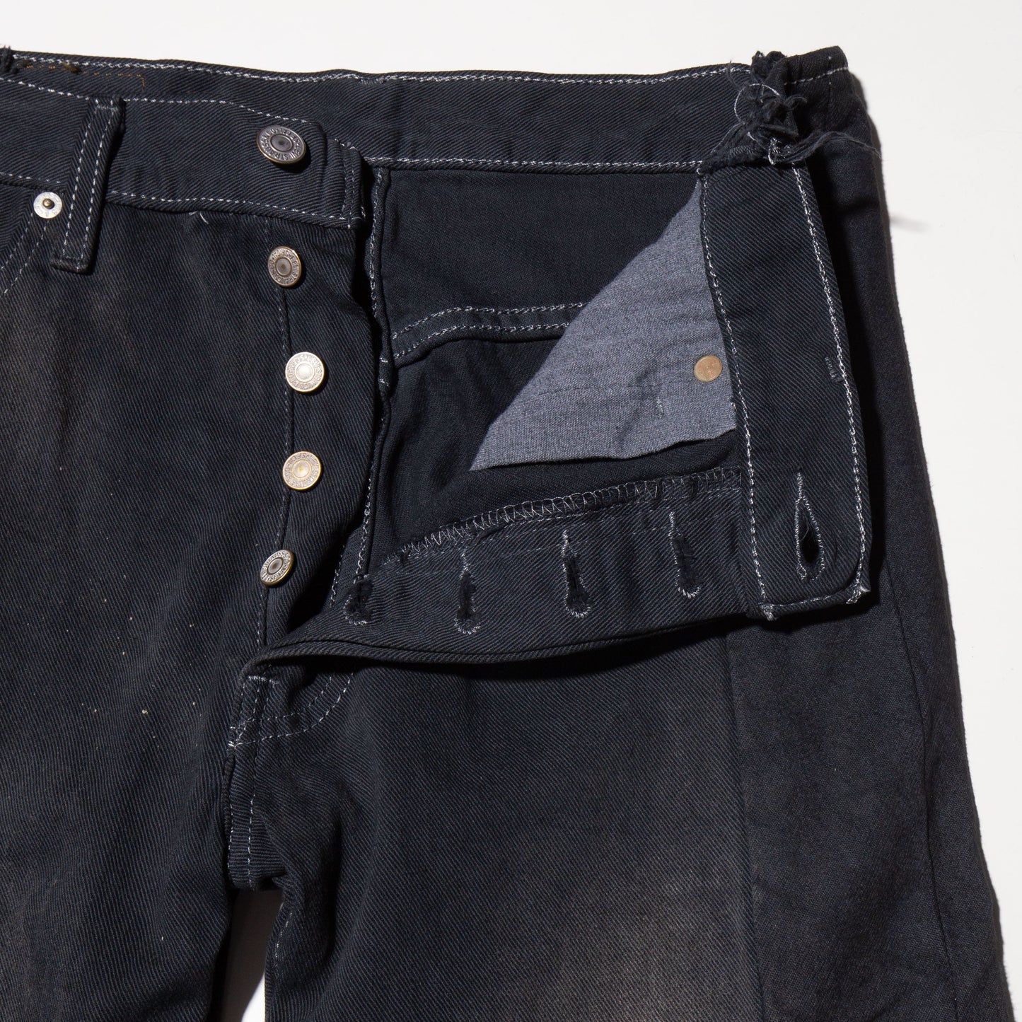 remake upside jeans , model - " fade"