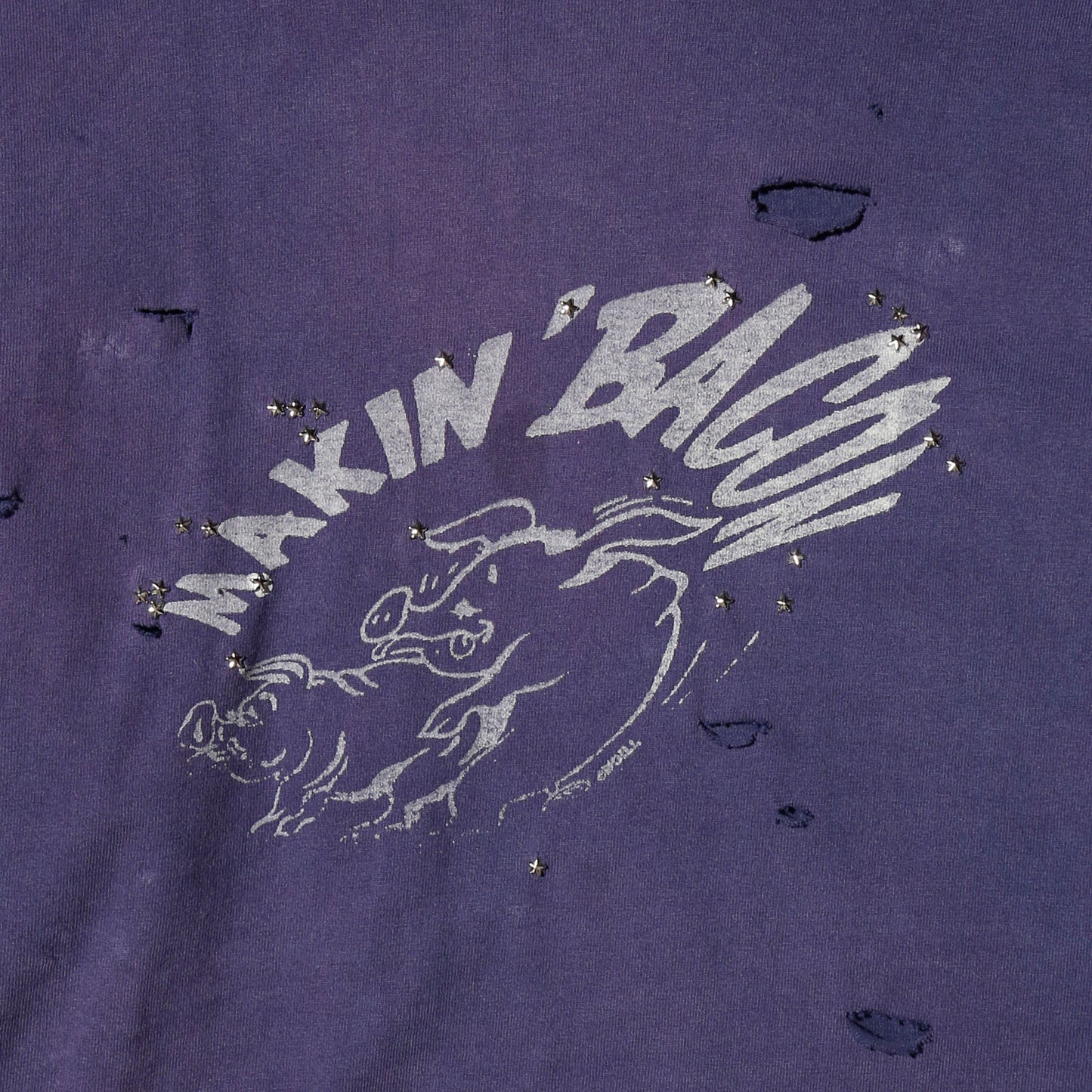 *one-off "making bacon" hand screen l/s
