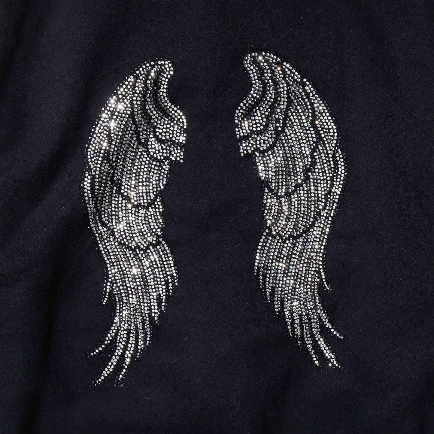 vintage russel athletic shinny angel wings hoodie
