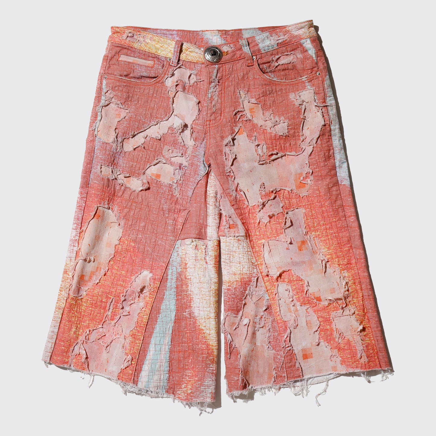 vintage distressed baggy shorts