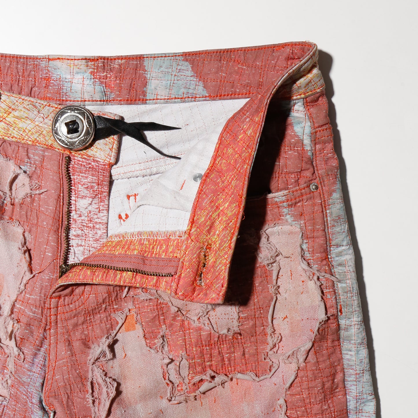 vintage distressed baggy shorts