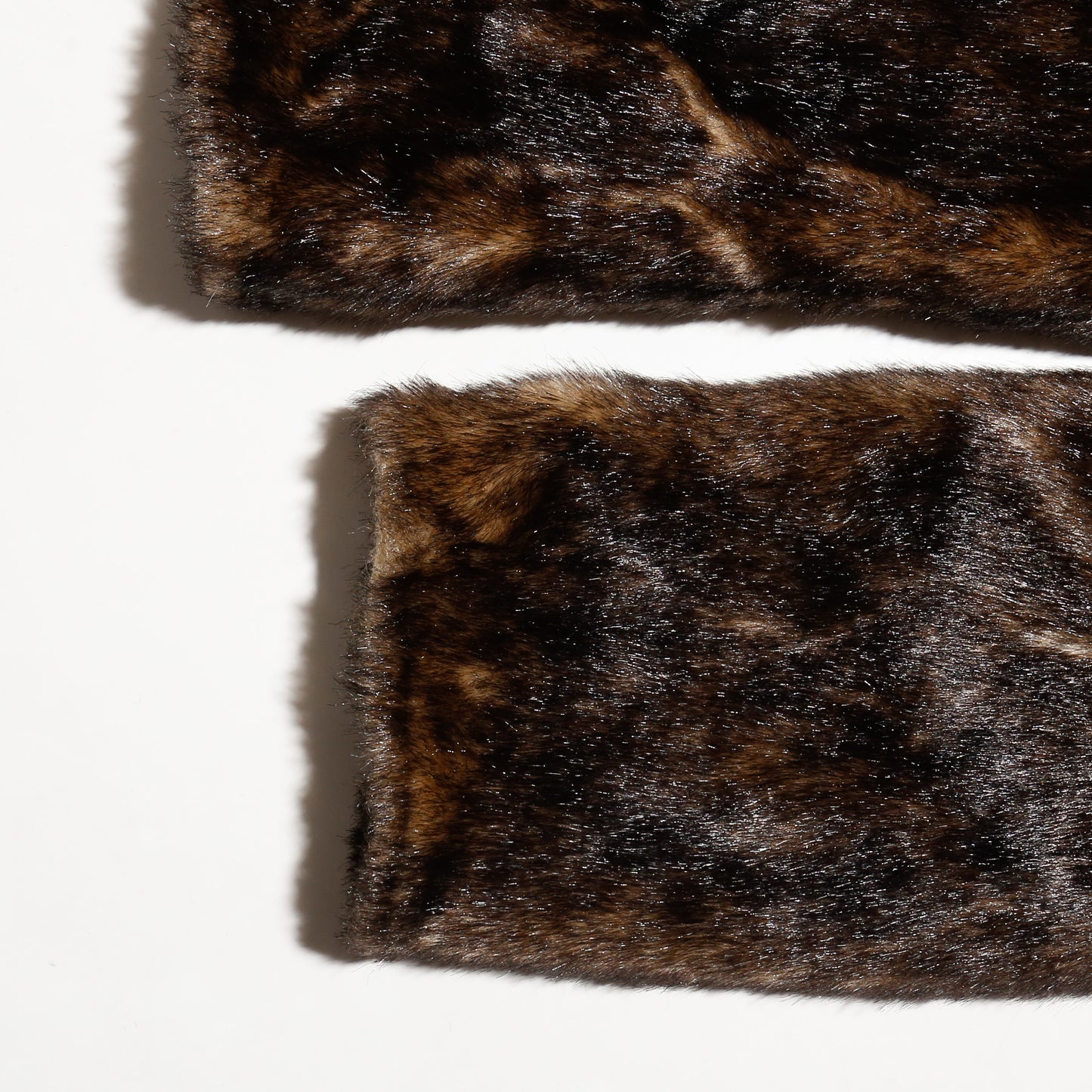 vintage faux fur hooded jacket