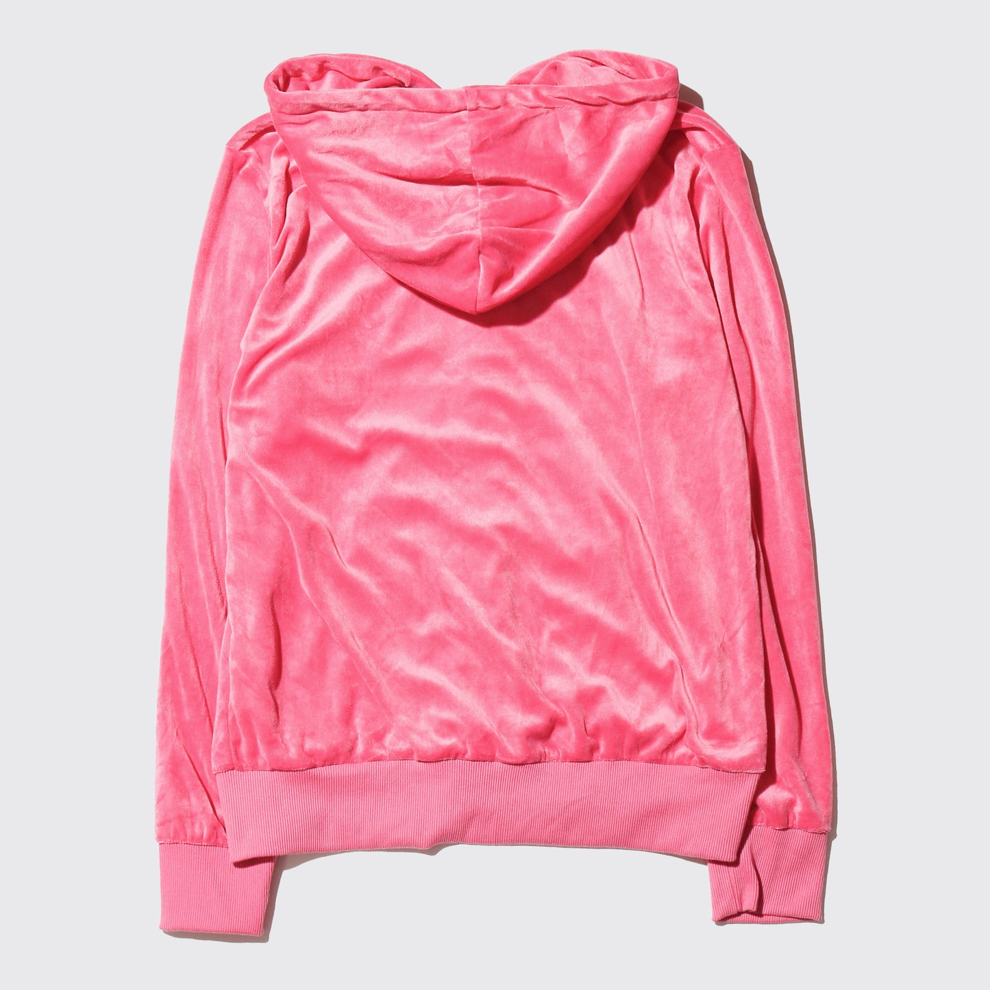 vintage hand cuffs velour hoodie