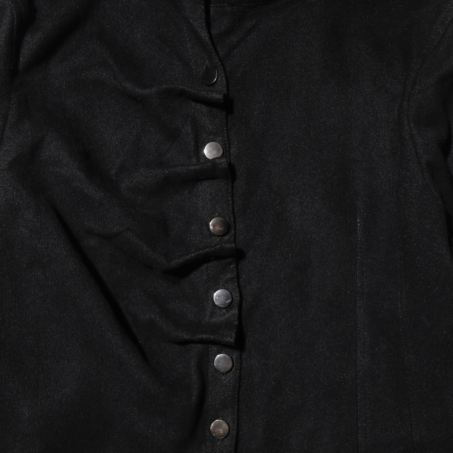 vintage pinched asymmetry wool coat