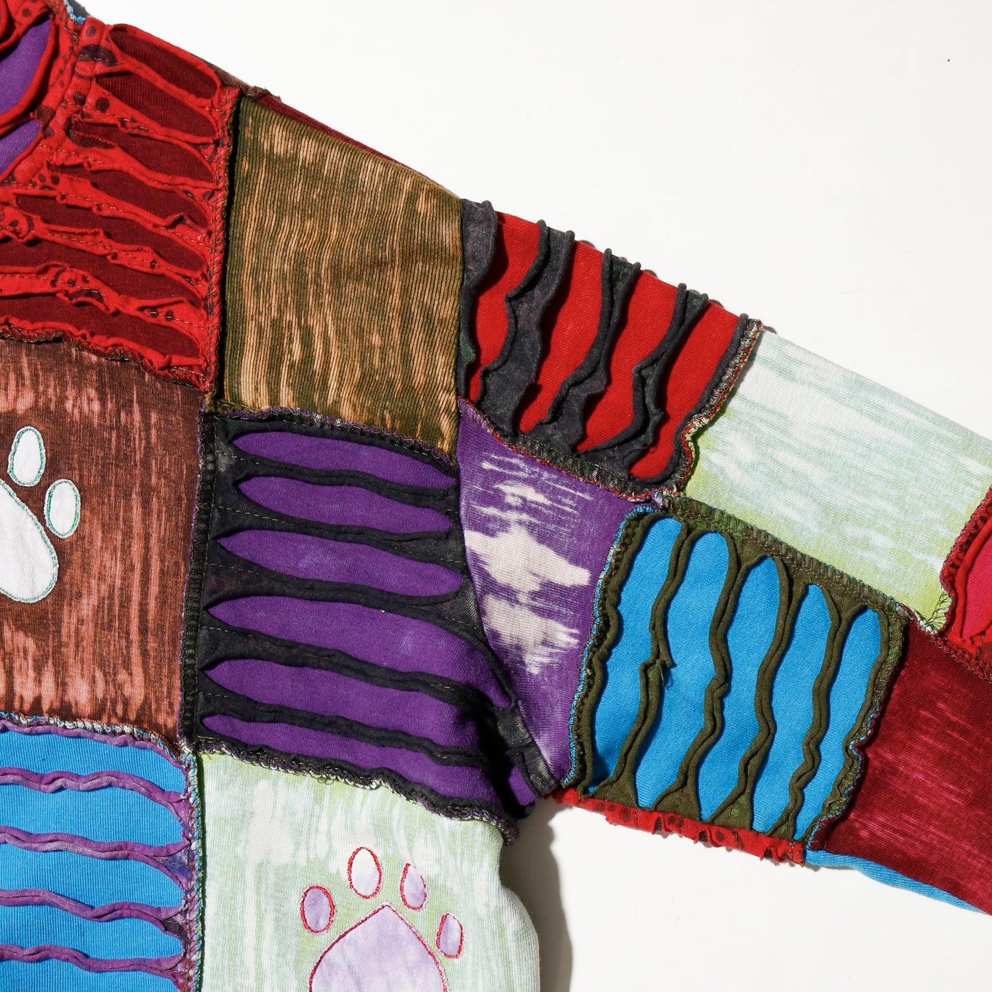 vintage paw pads goa hoodie