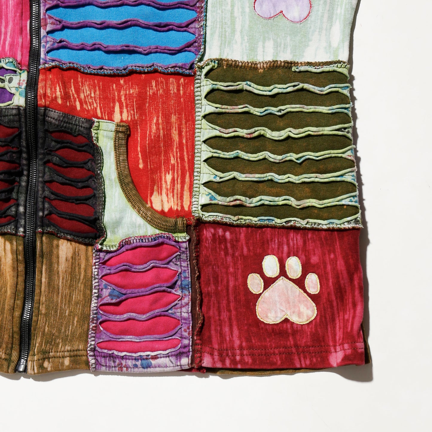 vintage paw pads goa hoodie