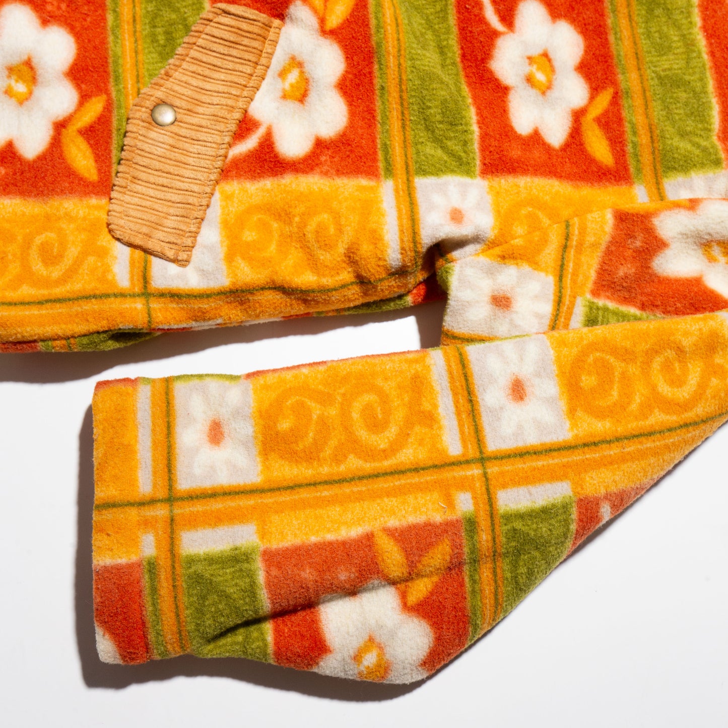 vintage flower blanket jacket