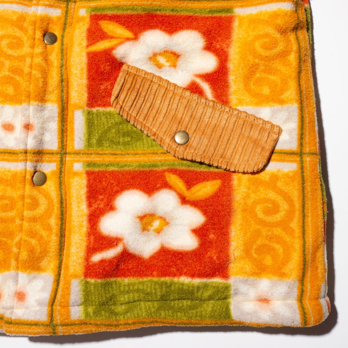 vintage flower blanket jacket