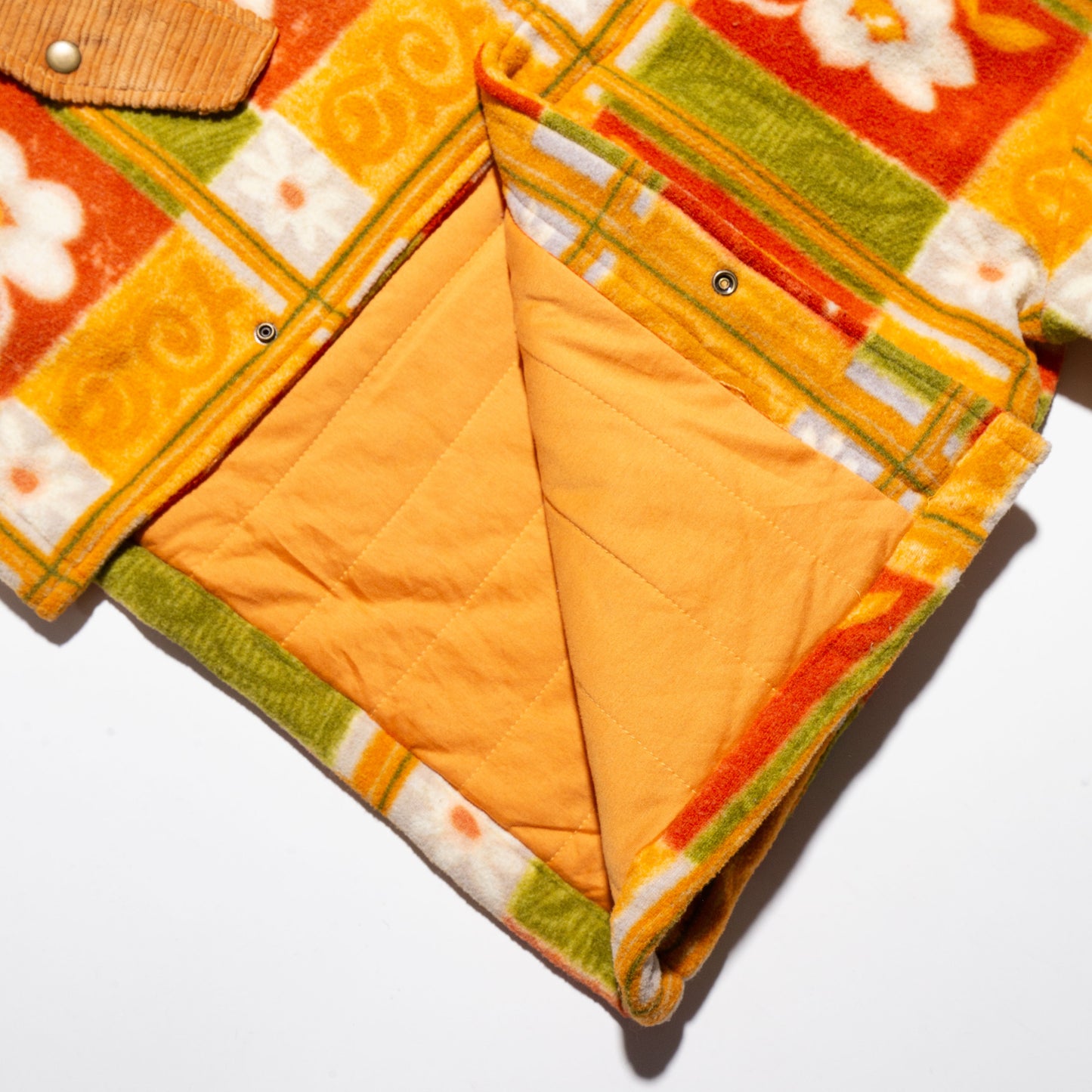 vintage flower blanket jacket