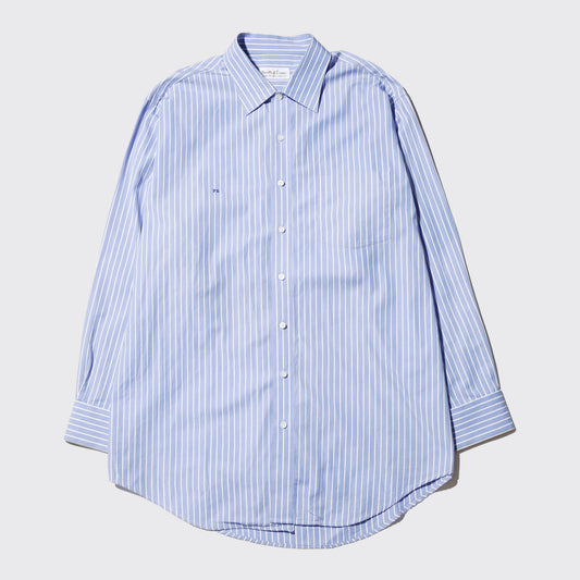 vintage euro saville of london stripe tailor shirt