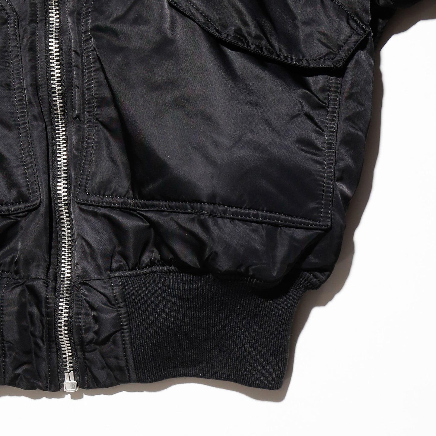 vintage alpha hooded flight jacket
