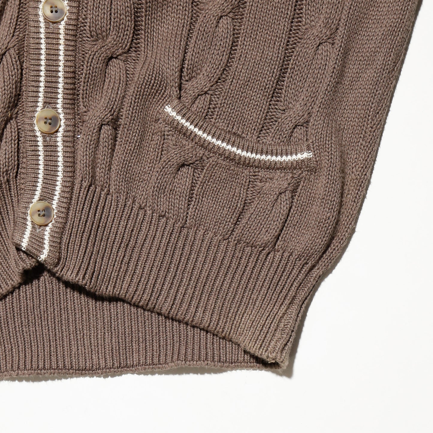 *one-off hand stitched cardigan, "teen smoker"