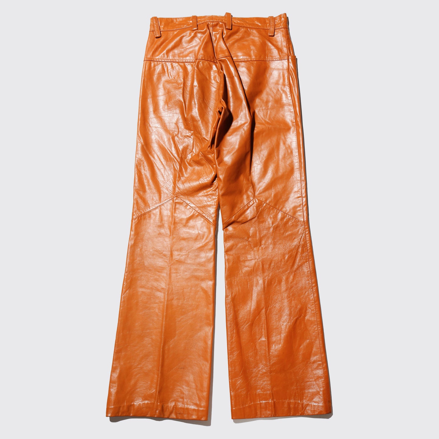 vintage 70's leather flare trousers